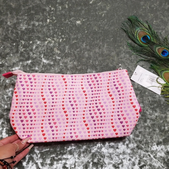 Betsey Johnson Heart Cosmetic Wristlet - Picture 3 of 8